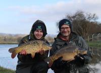 Carp pool stocking delivered by Simon Scott of VS fisheries.